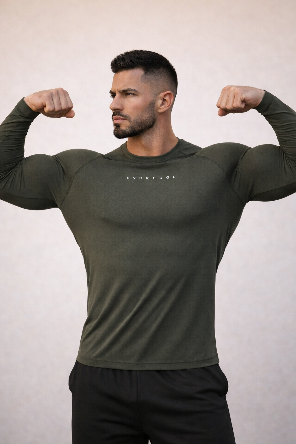 EVOKEDGE NYLON VERTEX COMPRESSION- OLIVE GREEN