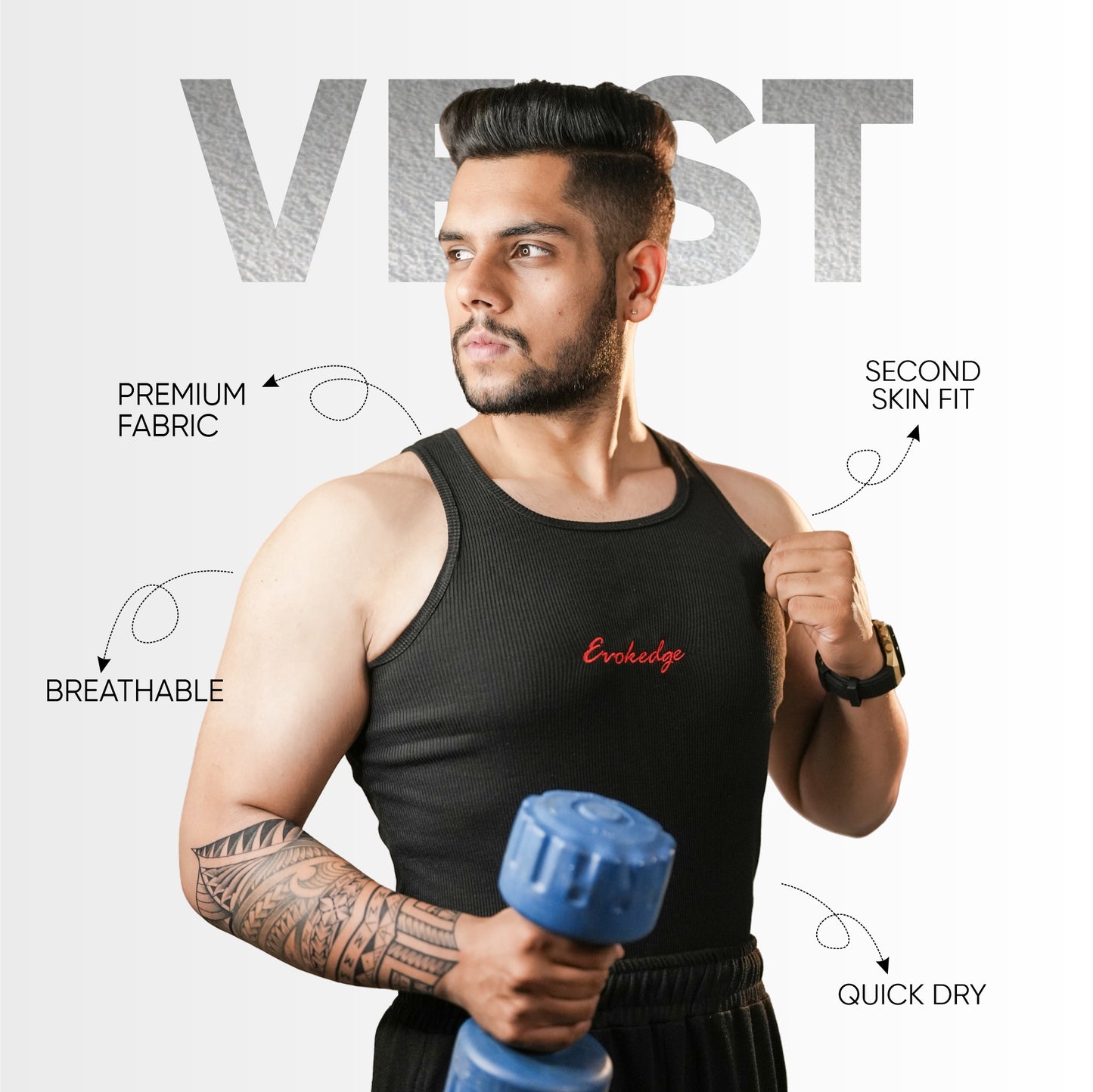 EVOKEDGE BEAST RIBBED VEST