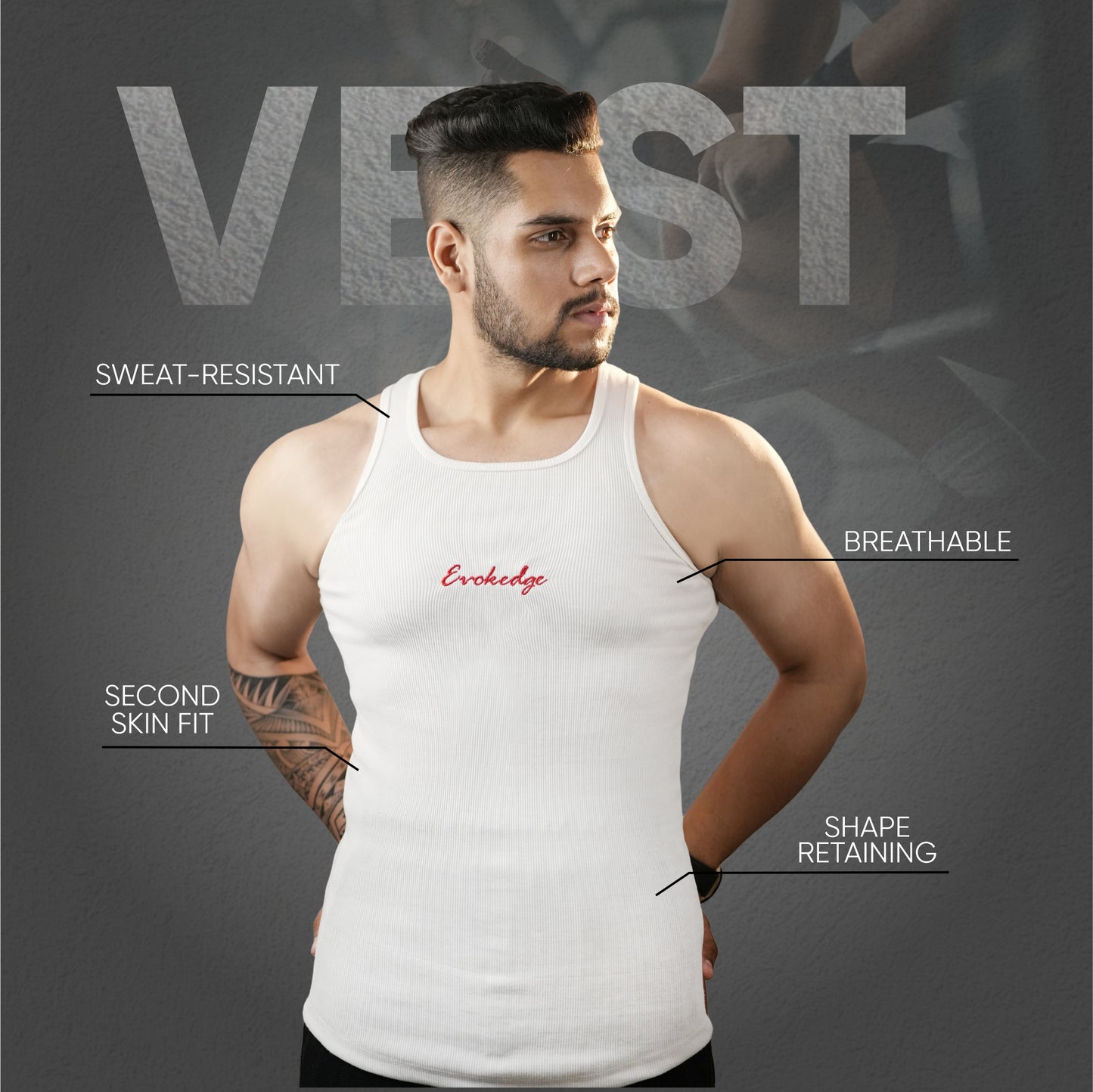 EVOKEDGE BEAST RIBBED VEST
